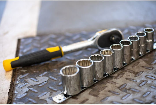 Stanley Ratschen- & Steckschlüssel-Sets 1\2" 10Stück