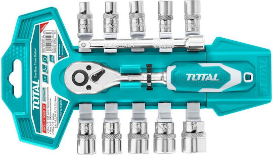 Total Set Ratchet 1\4" 10pcs