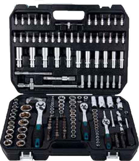 Bormann Pro BHT5200 Καστάνια με Καρυδάκια 1\2" & 1\4" & 3\8" 182τμχ