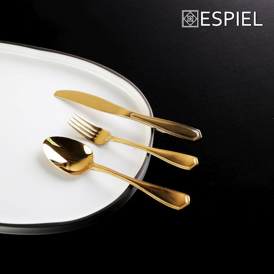 Espiel Empire Set of Forks Fruit/Dessert Gold 15.6cm 6pcs