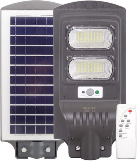 Lampa Lampă Solară Stradală 60W Alb Rece 6500K cu Senzor de Mișcare, Fotocelulă și Telecomandă IP67