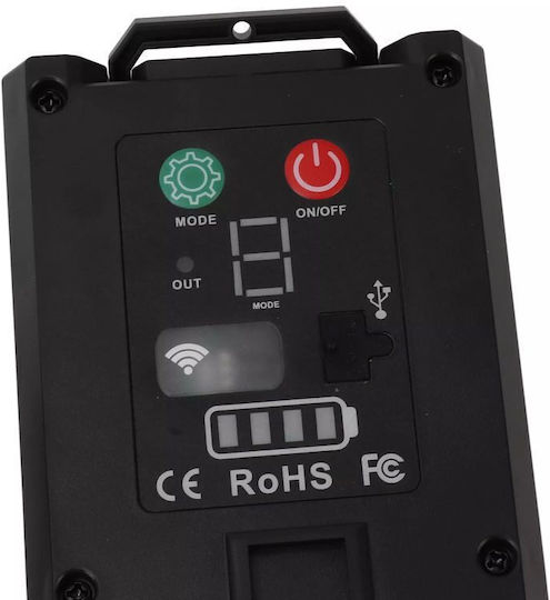 Соларна Светлина Гирлянда 0.5W Топло бяло с Дистанционно Управление IP44
