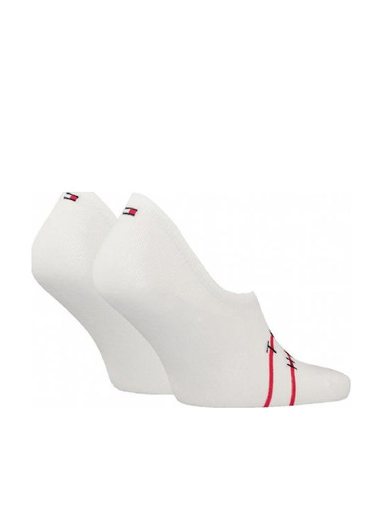 Tommy Hilfiger Ανδρικές Μονόχρωμες Κάλτσες Λευκο 2Pack