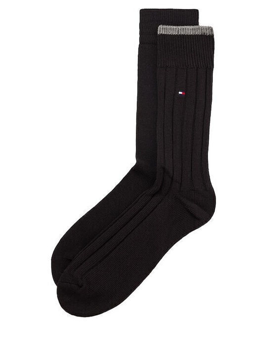 Tommy Hilfiger Ανδρικές Κάλτσες Μαύρο 2Pack Tommy Hilfiger Ανδρικές Κάλτσες Μαύρο 2Pack