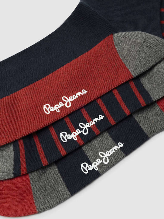 Pepe Jeans Deer Ανδρικές Κάλτσες Πολύχρωμες 3Pack