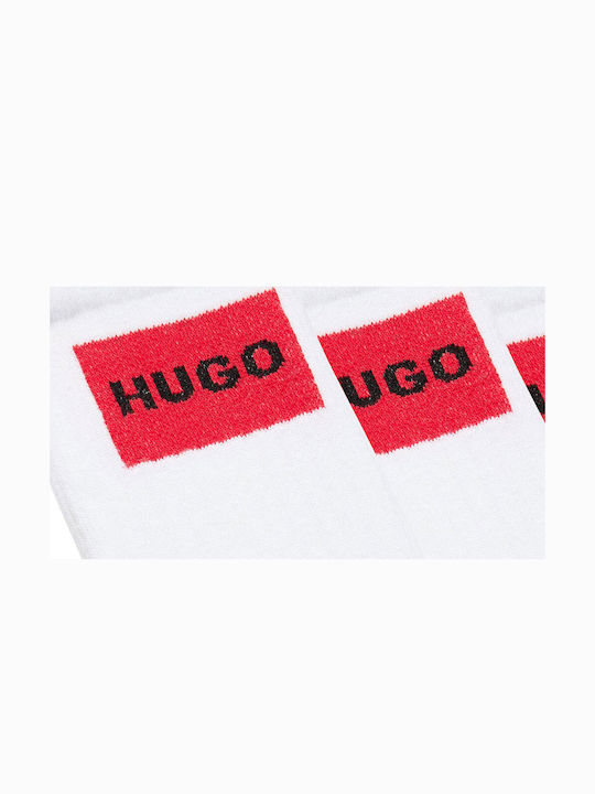 Hugo Qs Rib Label Cc Чорапи Черни 3Пакет