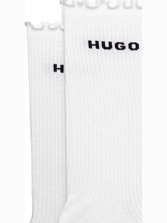 Hugo Rs Lettuce Cc Femei Șosete Alb 2Pachet