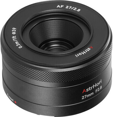 AstrHori Full Frame Camera Lens AF 27mm Fixed for Sony E Mount Black