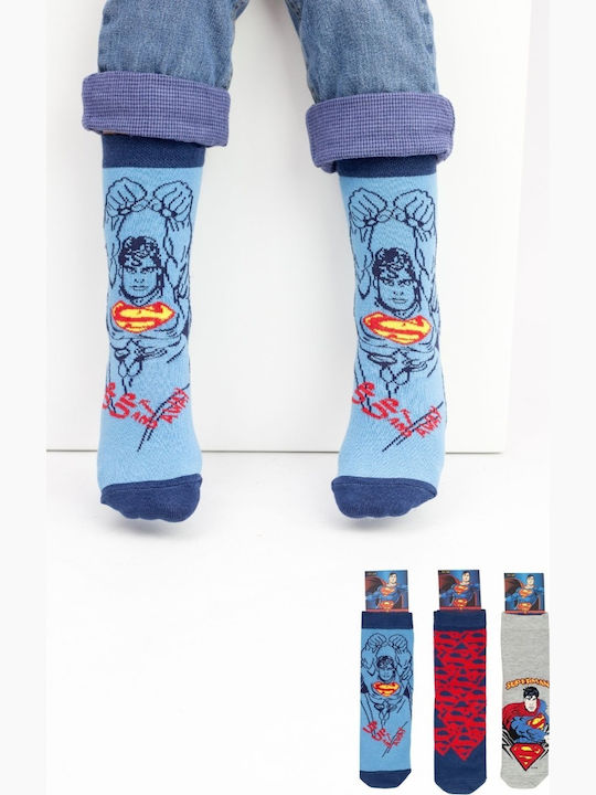 Warner Bros Superman Femei Șosete Multicolor 3Pachet