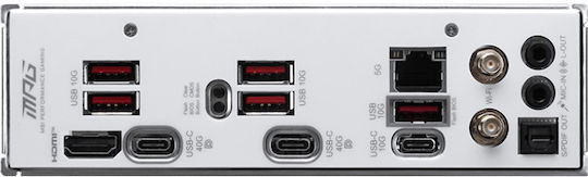 MSI MPG X870I EDGE TI EVO WIFI Motherboard Mini ITX with AMD AM5 Socket