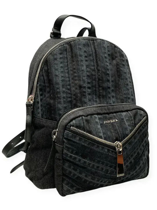 Leather Women's Bag Backpack Black