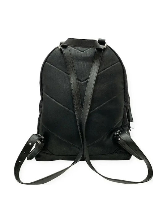 Leather Women's Bag Backpack Black