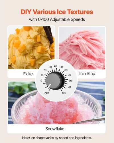 Vevor Electric Ice Crusher 260W