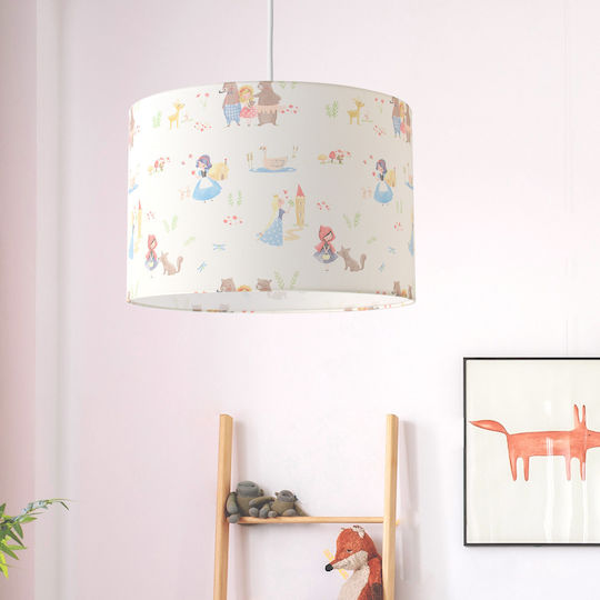 Veis Einfaches Licht Kinderdeckenleuchte Deckenleuchte 15W mit Fassung E27 Weiß 35x24cm