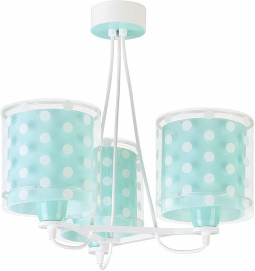 Ango Dots Kronleuchter Kinderdeckenleuchte Deckenleuchte 23W mit Fassung E27 Green