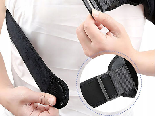Orteză Încălzită Pentru Umăr Zola 3 Niveluri Reglabile Prindere Cu Velcro Usb Curea 82 Cm 35 X 35 Cm Neagră