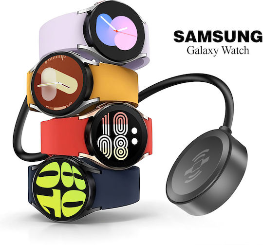 Swissten 2-in-1 Magnetisches Usb-c 60w Lade Kabel Galaxy Watch Smartphone Schwarz