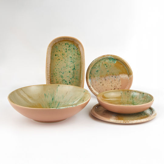 Butlers Salatieră Ceramică Verde 32x32cm 1buc
