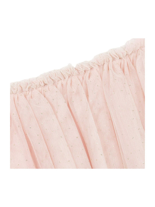 Children's Dress Sleeveless Tulle Pink
