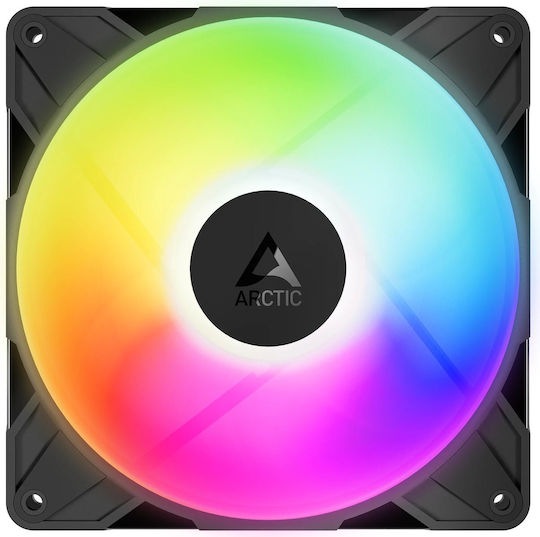 Arctic P14 Pro Reverse Blade Case Fan 140mm 2500rpm 110cfm with ARGB Lighting and 3-Pin / 4-Pin PWM Connection 3pcs