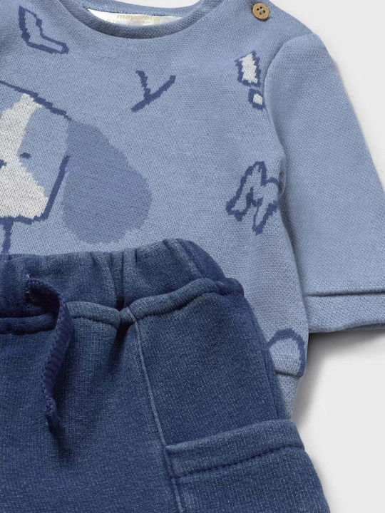 Kids' Set with Pants Winter 2pcs Light Blue