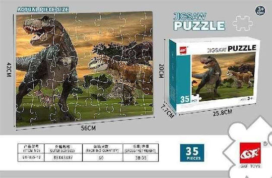 Kids Puzzle Dinosaurs for 3+ Years 35 Pieces