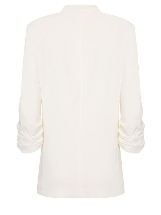 DKNY Long Women's Blazer White