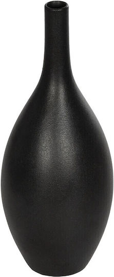 GloboStar Decorative Vase Artificial Garden Olrando Black 8x8x20cm