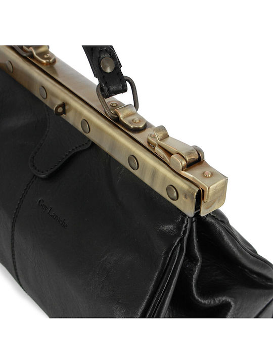 Leather Women's Handbag Shoulder Crossbody Black