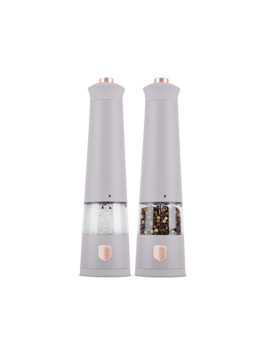 Berlinger Haus Electric Set Spice Mills Inox in Brown Color 2pcs