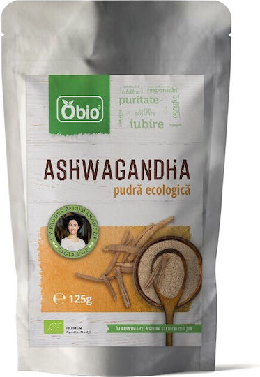 Obio Bio Ashwagandha sub formă de Pulbere 125gr