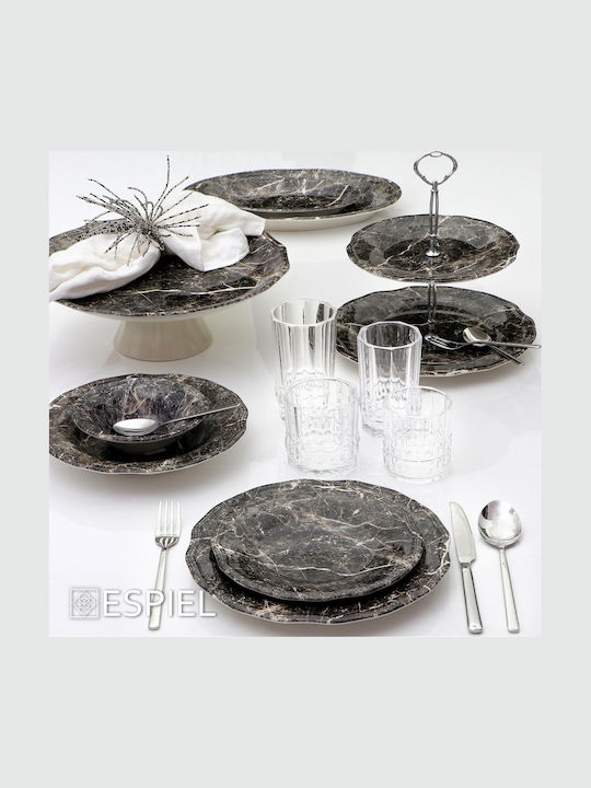 Espiel Marble Πιατέλα Σερβιρίσματος Οβάλ Κεραμική 34x22εκ. Espiel Marble Πιατέλα Σερβιρίσματος Οβάλ Κεραμική 34x22εκ.