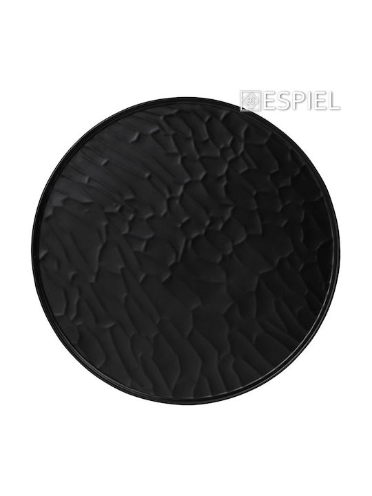 Espiel Wavy Πιατέλα Σερβιρίσματος Πλαστική Μαύρη με Διάμετρο 40εκ. 6τμχ Espiel Wavy Πιατέλα Σερβιρίσματος Πλαστική Μαύρη με Διάμετρο 40εκ. 6τμχ
