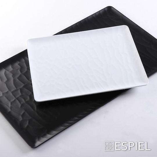 Espiel Wavy Matte Сервизна Плато Пластмаса Бял 53x16.2бр 24бр