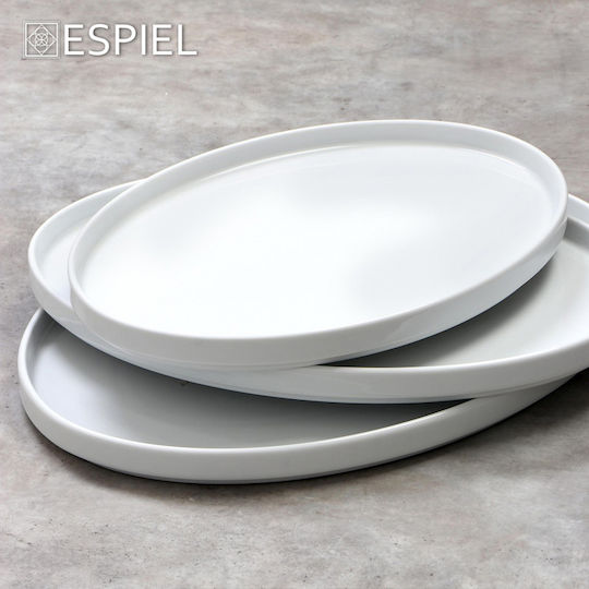 Seltmann Serving Platter Oval made of Porcelain White 36x26cm