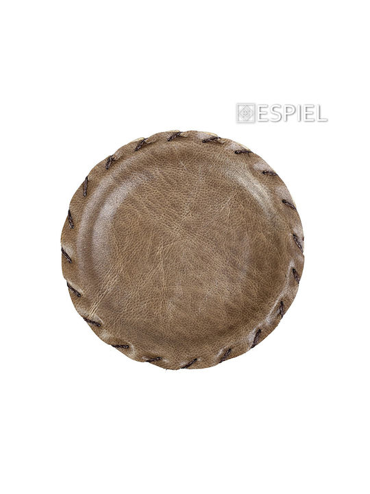 Espiel Στρογγυλό Σουβέρ από Δερματίνη 10.5cm Espiel Στρογγυλό Σουβέρ από Δερματίνη 10.5cm