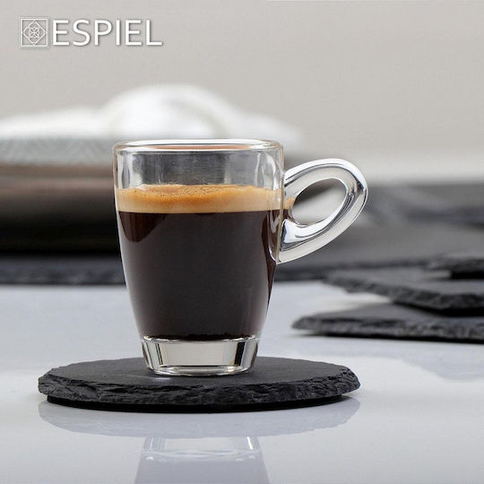 Espiel Mocca Cup Espresso Glass Transparent 75ml