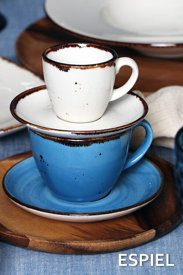 Espiel Terra Чаша Cappuccino от Порцелан Синьо 220мл