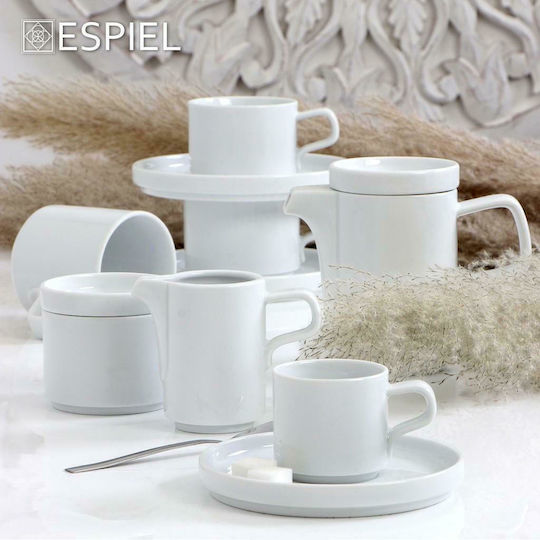 Espiel Good Mood Чаша Cappuccino от Порцелан Бял 250мл