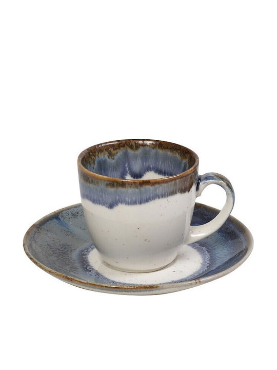 Espiel Essentials Cană Espresso Ceramică Albastru 90ml