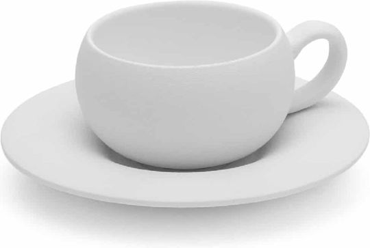 Yuk Σετ Φλιτζάνια Cappuccino 6τμχ