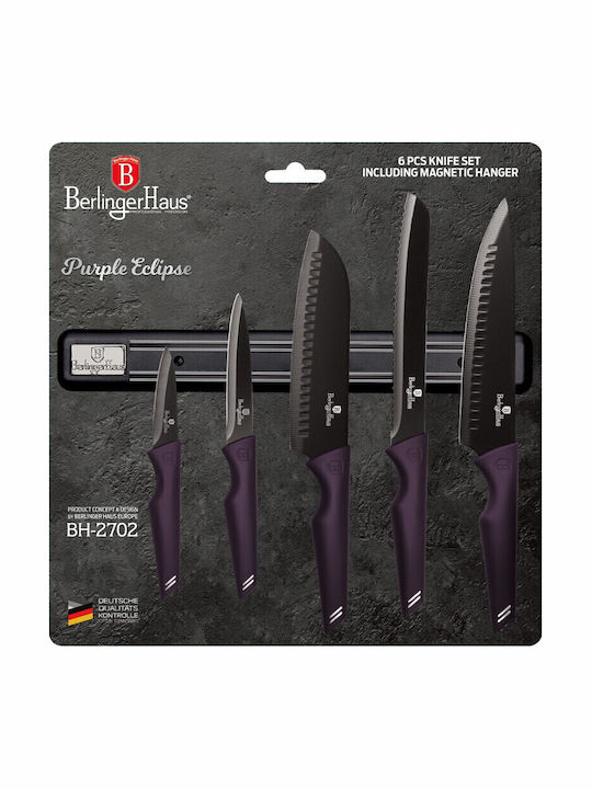 Berlinger Haus Knife Set with Block from Stainless Steel 5pcs