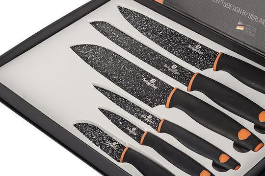 Berlinger Haus Granite Diamond Line Knife Set from Stainless Steel 16 Pieces