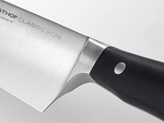 Wusthof Classic Ikon Σετ Μαχαίρια με Βάση από Ανοξείδωτο Ατσάλι 7τμχ