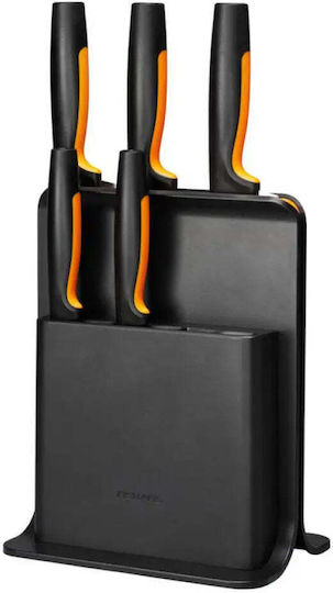 Fiskars Functional Form Комплект Ножове с Основа от Неръждаема Стомана 5 Бройки