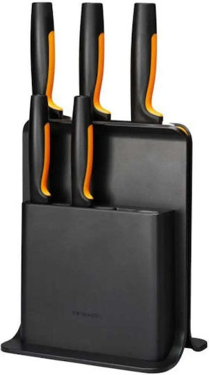 Fiskars Functional Form Комплект Ножове с Основа от Неръждаема Стомана 5 Бройки