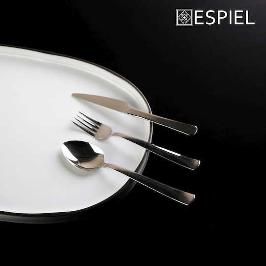 Espiel Sirius Μαχαίρια Φαγητού από Ανοξείδωτο Ατσάλι 21cm 12τμχ
