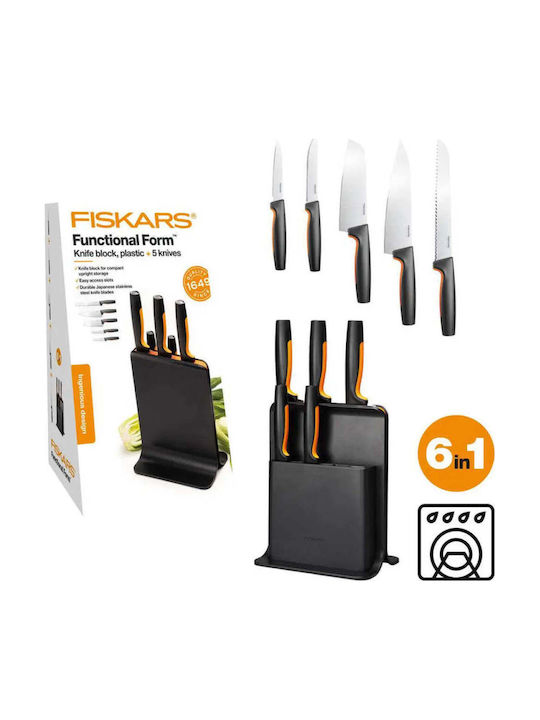 Fiskars Комплект Ножове с Основа от Неръждаема Стомана