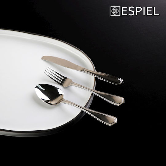 Espiel Empire Μαχαίρια Φαγητού από Ανοξείδωτο Ατσάλι 23.2cm 12τμχ