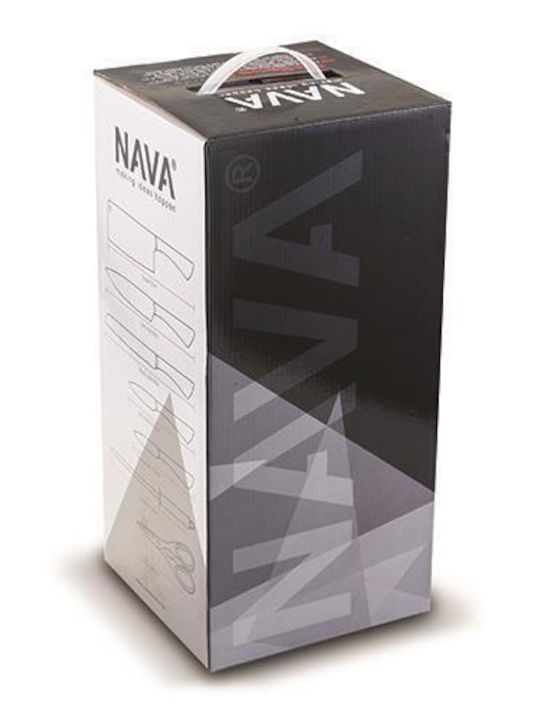 Nava Set Knives with Base Made of Stainless Steel 20cm 8 Pieces